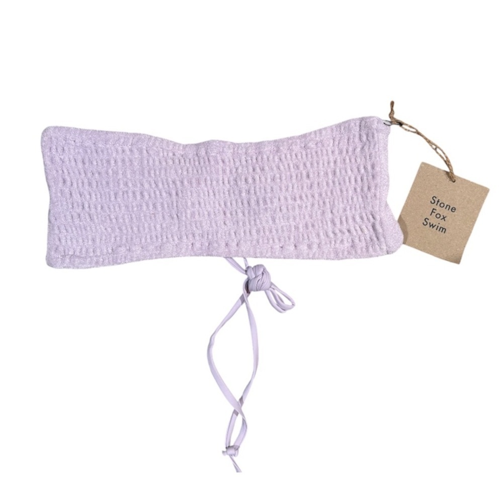 Stone Fox Swim Lavender Strapless Top